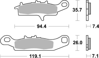 PLAQUETTES  801RSI - SBS