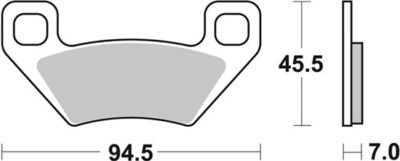 PLAQUETTES  822RSI - SBS