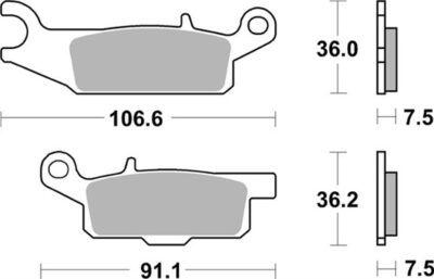 PLAQUETTES  849RSI - SBS