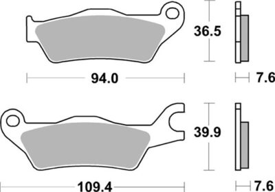 PLAQUETTES  951HS - SBS