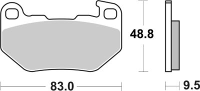 PLAQUETTES 993 (LS) Harley Davidson Nightster - SBS