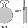 PLAQUETTES DE FREIN  504DCC - SBS