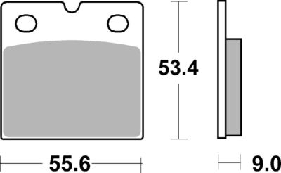 PLAQUETTES DE FREIN  506DCC - SBS