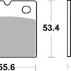 PLAQUETTES DE FREIN  506H.CT - SBS