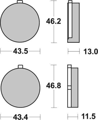 PLAQUETTES DE FREIN  538HF - SBS