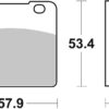 PLAQUETTES DE FREIN  577DCC - SBS
