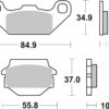 PLAQUETTES DE FREIN  591HF - SBS