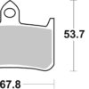 PLAQUETTES DE FREIN  622RQ - SBS