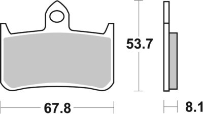 PLAQUETTES DE FREIN  622RQ - SBS