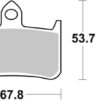 PLAQUETTES DE FREIN  622RST - SBS