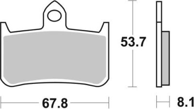 PLAQUETTES DE FREIN  622RST - SBS