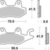 PLAQUETTES DE FREIN  638RQ - SBS