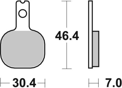 PLAQUETTES DE FREIN  655HF - SBS