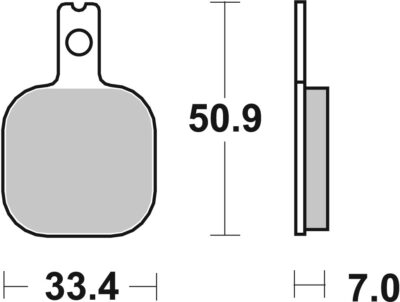 PLAQUETTES DE FREIN  656HF - SBS