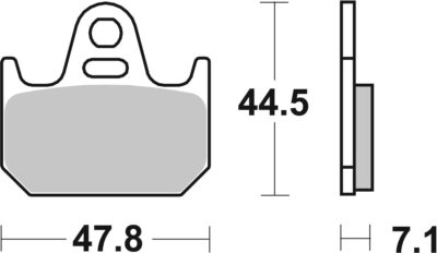 PLAQUETTES DE FREIN  659RQ - SBS