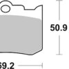 PLAQUETTES DE FREIN  678H-CT - SBS