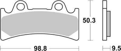 PLAQUETTES DE FREIN  683RQ - SBS