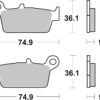 PLAQUETTES DE FREIN  690HF - SBS