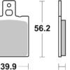 PLAQUETTES DE FREIN  718 RSI - SBS