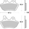 PLAQUETTES DE FREIN 826LS Harley Davidson FLHRI 1450 Road King - SBS