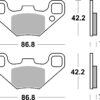 PLAQUETTES DE FREIN  905RSI - SBS