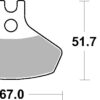 PLAQUETTES DE FREIN  907SI - SBS