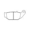 Plaquettes de frein arrière route 1259RX3 - CL Brakes
