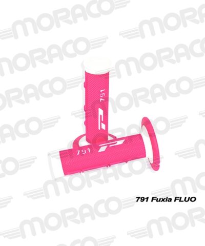 Poignées 791 Blanc/Fuchsia Fluo 22/25 - Progrip
