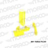 Poignées 801 Blanc/Jaune Fluo 22/25 - Progrip