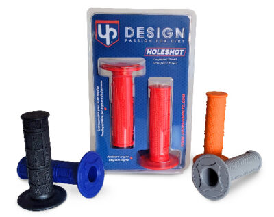 Poignées HOLESHOT MX Gris 22/24 115MM - 01289G - UP