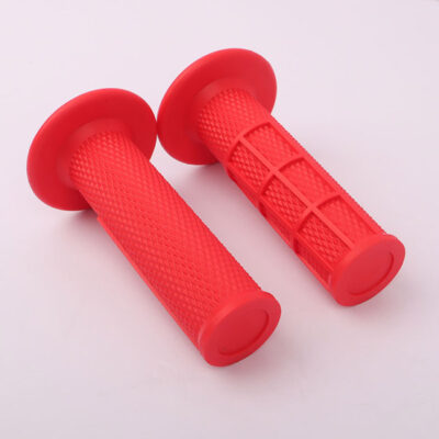 Poignées HOLESHOT MX LOCK-ON 22/24 120MM Rouge - UP