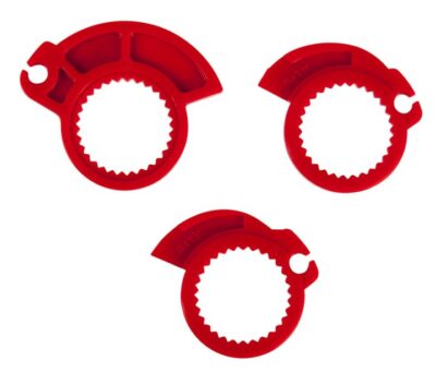 Poignées R20 Lock-on Wave  Beta Rouge Fluo - R'Tech