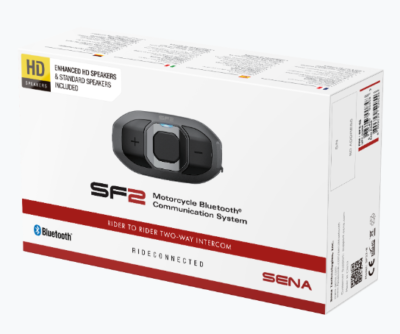 Système de communication  SF2 X 1 pour moto (2 écouteurs) - Sena
