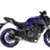 ECHAPPEMENT DC2 CARBONE YAMAHA MT 07 ANNEE 2014, 2015, 2016, 2017, 2018, 2019, 2020 - IXRACE