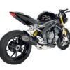 ECHAPPEMENT MK1 INOX NOIR TRIUMPH SPEED TRIPLE 1200 RS ANNEE 2021, 2022 - IXRACE