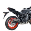 ECHAPPEMENT MK1 INOX NOIR YAMAHA MT 07 ANNEE 2021, 2022 - IXRACE