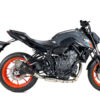 ECHAPPEMENT MK1 INOX NOIR YAMAHA MT 07 ANNEE 2021, 2022 - IXRACE