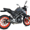 ECHAPPEMENT MK1 INOX NOIR YAMAHA MT 125 ANNEE 2021, 2022 - IXRACE