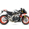ECHAPPEMENT MK2 INOX NOIR APRILIA TUONO V4 ANNEE 2017, 2018, 2019, 2020 - IXRACE