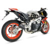 ECHAPPEMENT MK2 INOX NOIR APRILIA TUONO V4 ANNEE 2017, 2018, 2019, 2020 - IXRACE