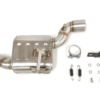 ECHAPPEMENT MK2 INOX NOIR CF MOTO CL 700 X ANNEE 2019, 2020 - IXRACE