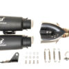 ECHAPPEMENT MK2 INOX NOIR DUCATI MONSTER 937 ANNEE 2021, 2022 - IXRACE