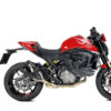 ECHAPPEMENT MK2 INOX NOIR DUCATI MONSTER 937 ANNEE 2021, 2022 - IXRACE