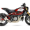 ECHAPPEMENT MK2 INOX NOIR INDIAN FTR 1200 S, FTR 1200 R ANNEE 2019, 2020, 2021, 2022 - IXRACE