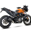 ECHAPPEMENT MK2 INOX NOIR KTM ADVENTURE 390 ANNEE 2020, 2021, 2022 - IXRACE