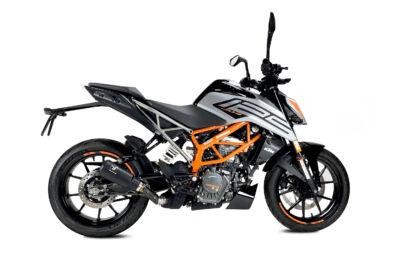 ECHAPPEMENT MK2 INOX NOIR KTM DUKE 125 ANNEE 2021, 2022 - IXRACE