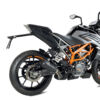ECHAPPEMENT MK2 INOX NOIR KTM DUKE 125 ANNEE 2021, 2022 - IXRACE