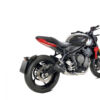 ECHAPPEMENT MK2 INOX NOIR TRIUMPH TRIDENT 660 ANNEE 2021, 2022 - IXRACE