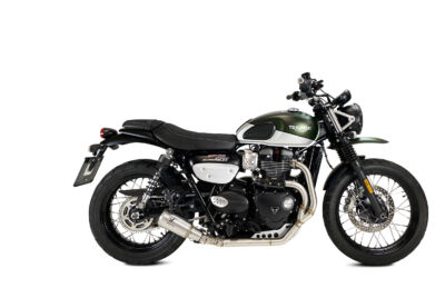 ECHAPPEMENT MK2 INOX TRIUMPH STREET SCRAMBLER 900 ANNEE 2016, 2017, 2018, 2019, 2020 - IXRACE