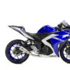 ECHAPPEMENT MK2 INOX YAMAHA R3 ANNEE 2015, 2016, 2017, 2018, 2019, 2020, 2021 - IXRACE